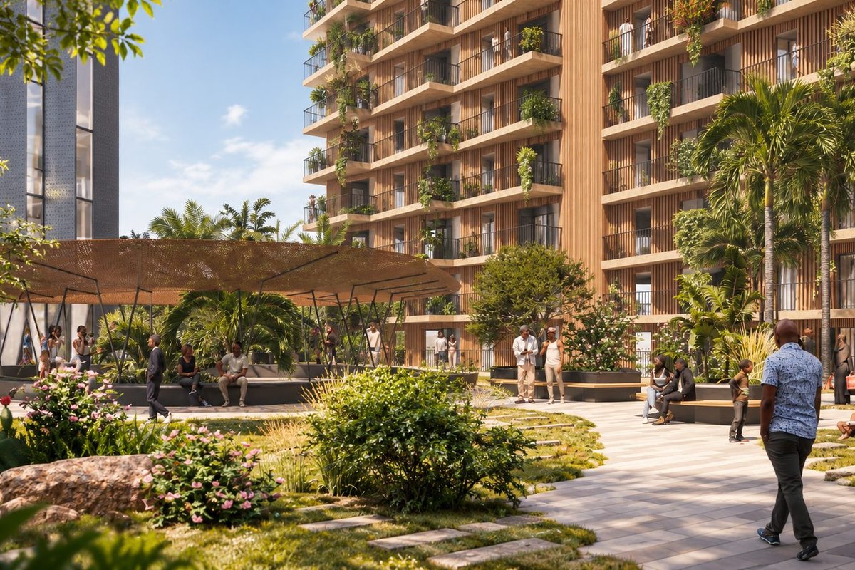 Terra Résidence, espace vert